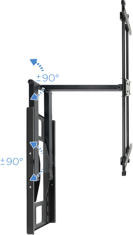 Tooq - Suporte de Parede Tooq Tilt 43" a 80" Max. 50kg Preto