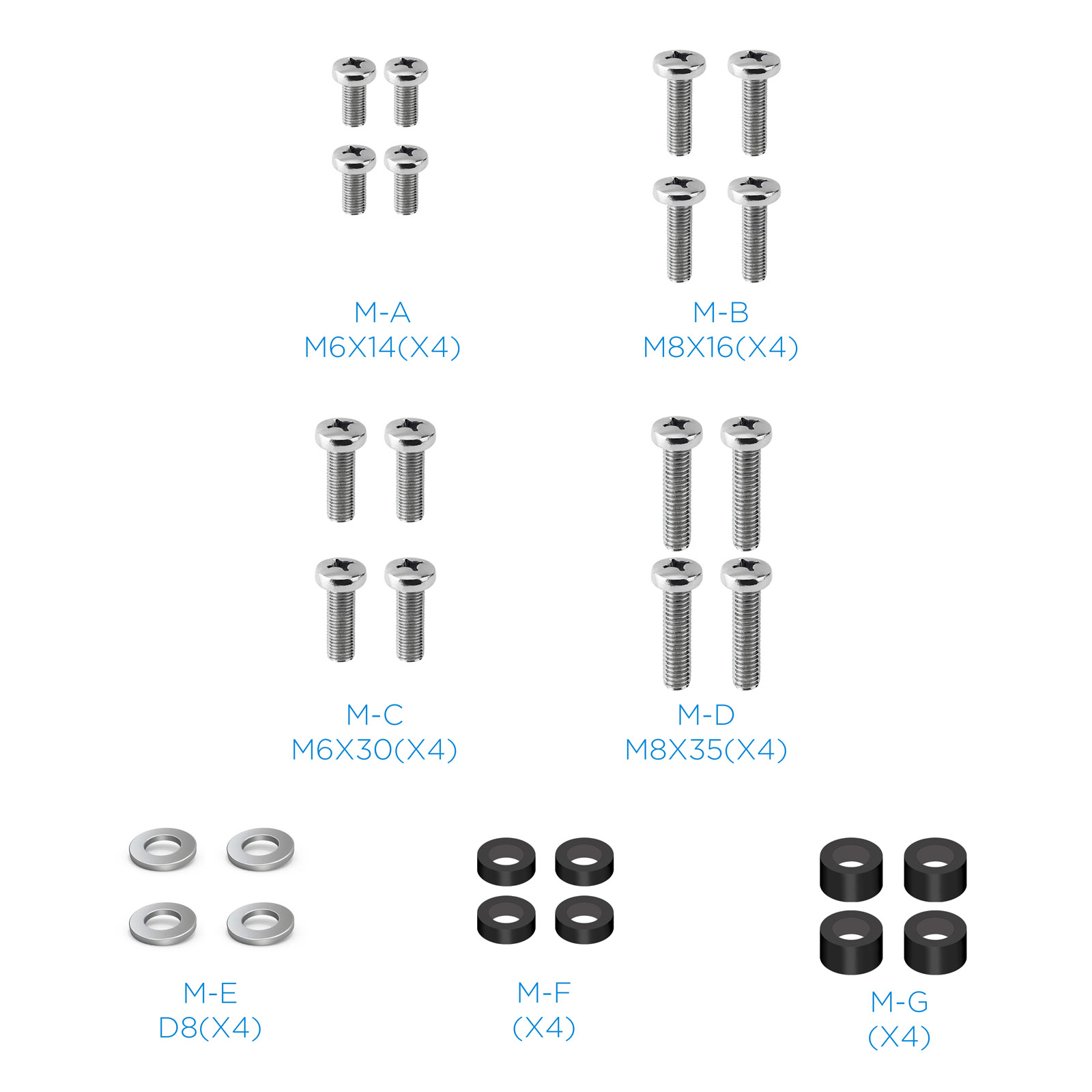 Tooq - Suporte de Parede Tooq Tilt 3 Pivots 32" a 55" Max. 35kg Preto