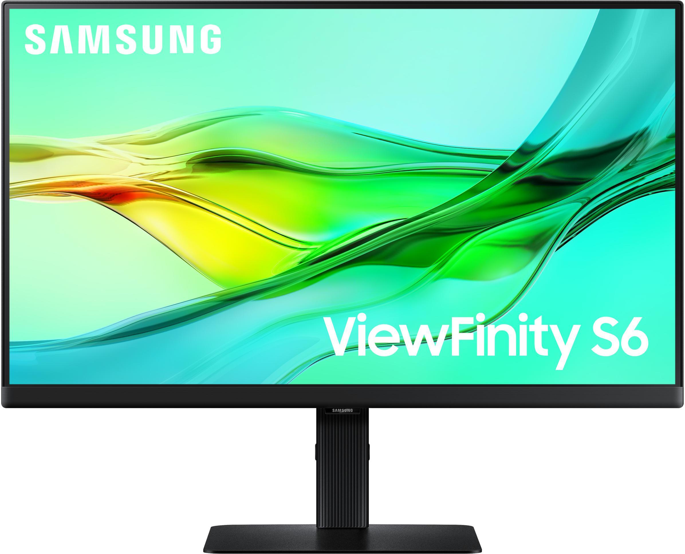 Picture of Picture of Monitor Samsung ViewFinity S6 24" S60UD PS QHD 100Hz USB-C (PD90W) KVM Daisy Chain HDR10