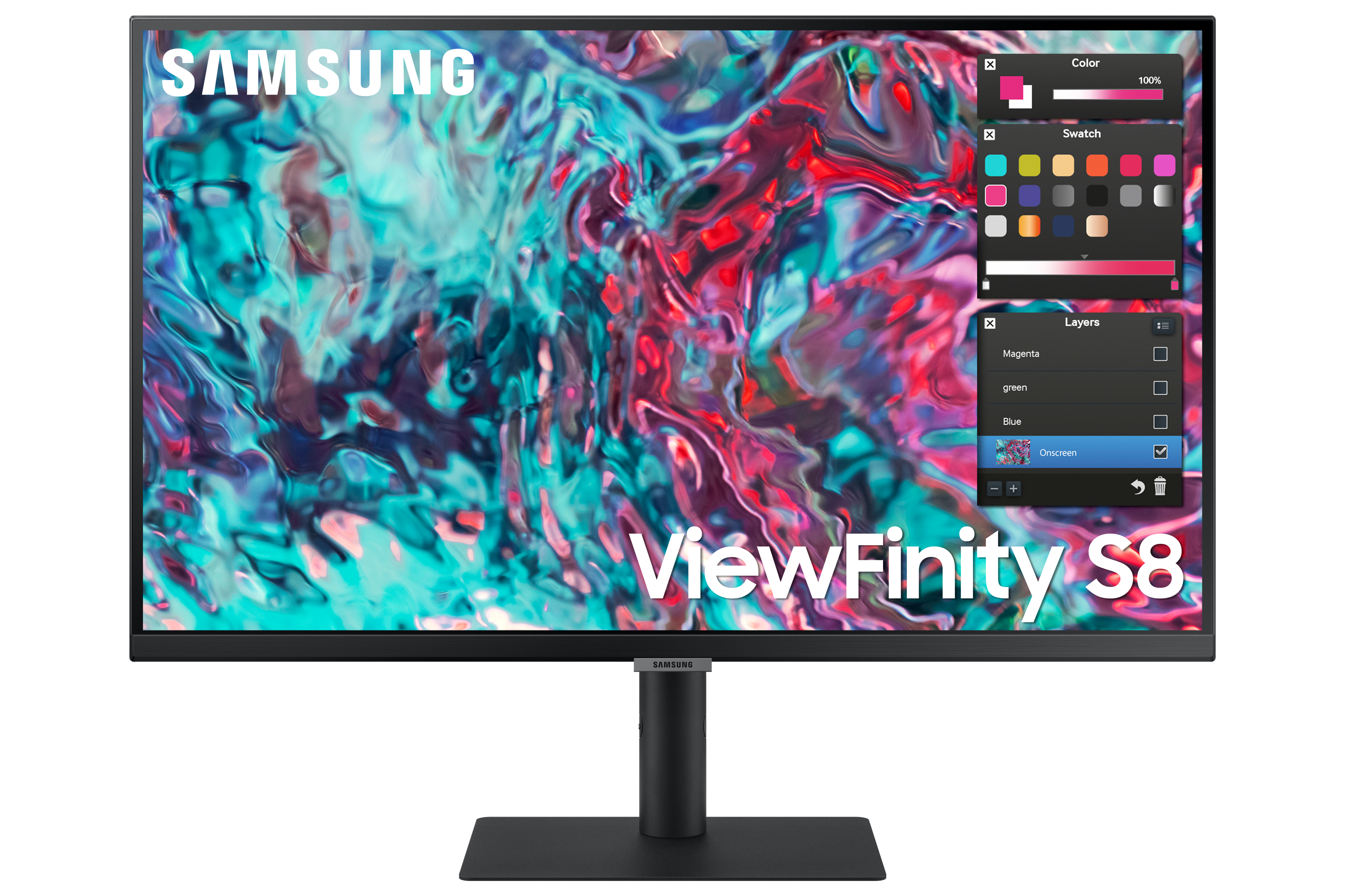 Picture of Picture of Monitor Samsung 27" S80PB IPS 4K 60Hz 5ms Flicker Free HDR10