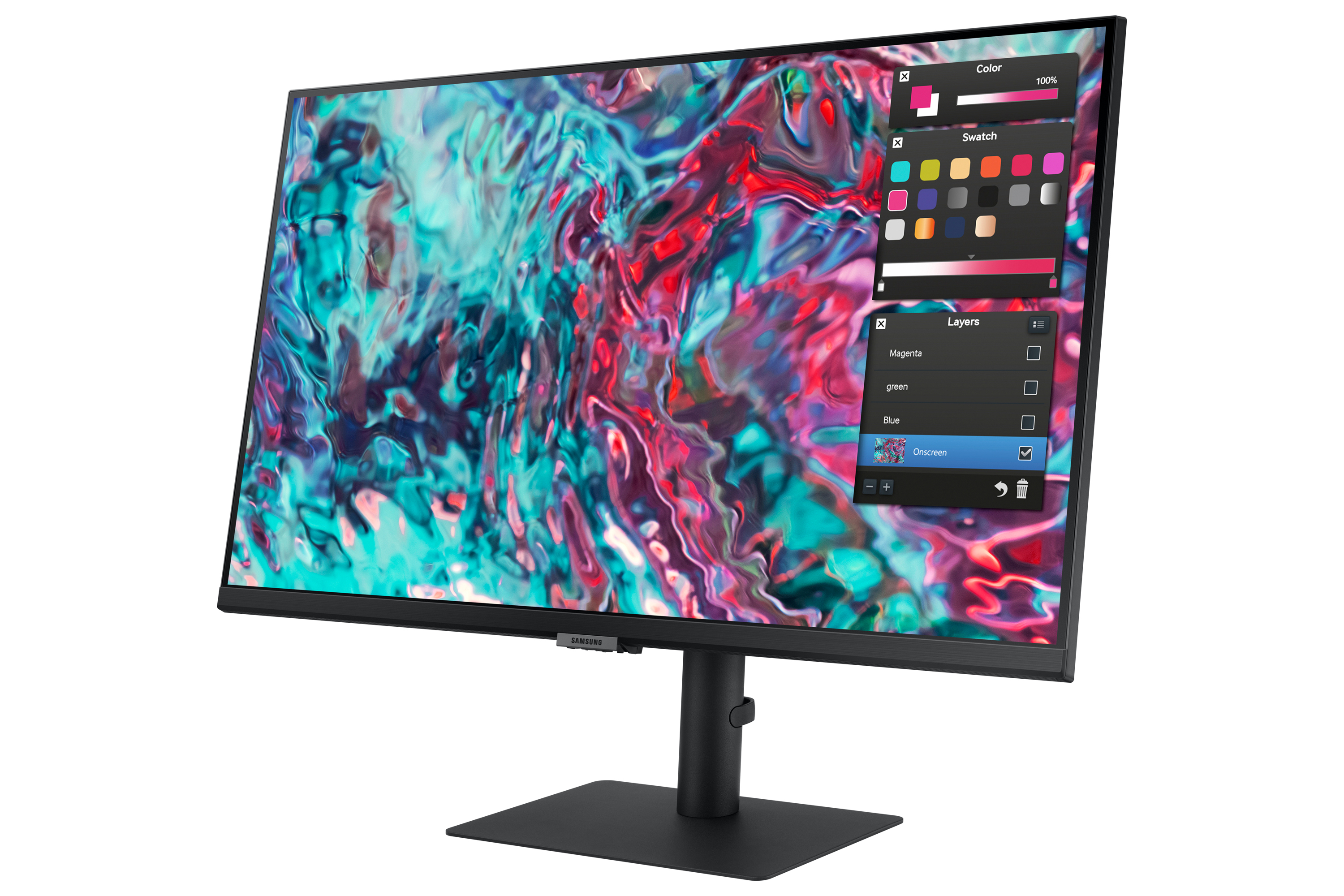 Samsung - Monitor Samsung 27" S80PB IPS 4K 60Hz 5ms Flicker Free HDR10