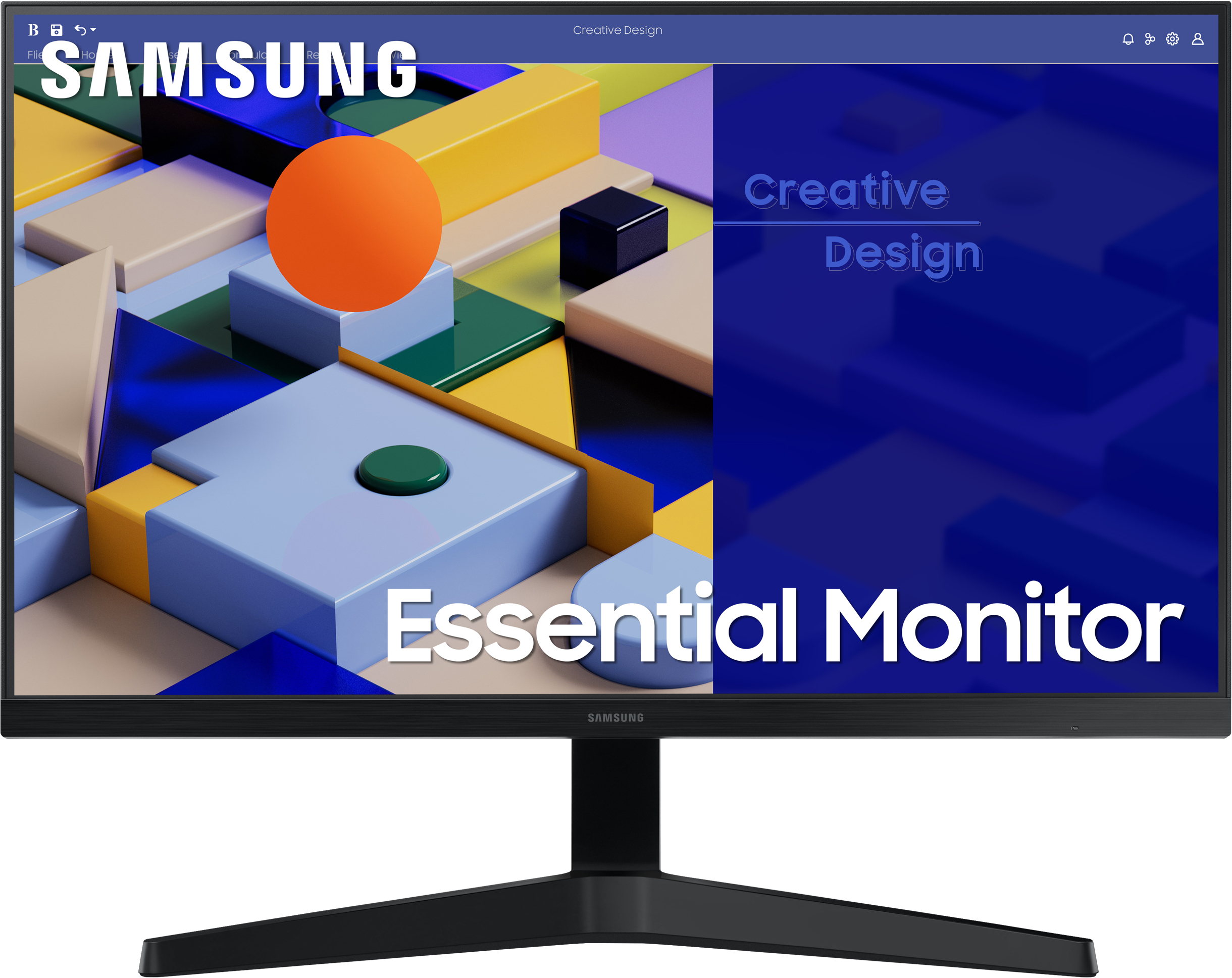 Picture of Picture of Monitor Samsung Essential 27" IPS FHD 75Hz 5ms