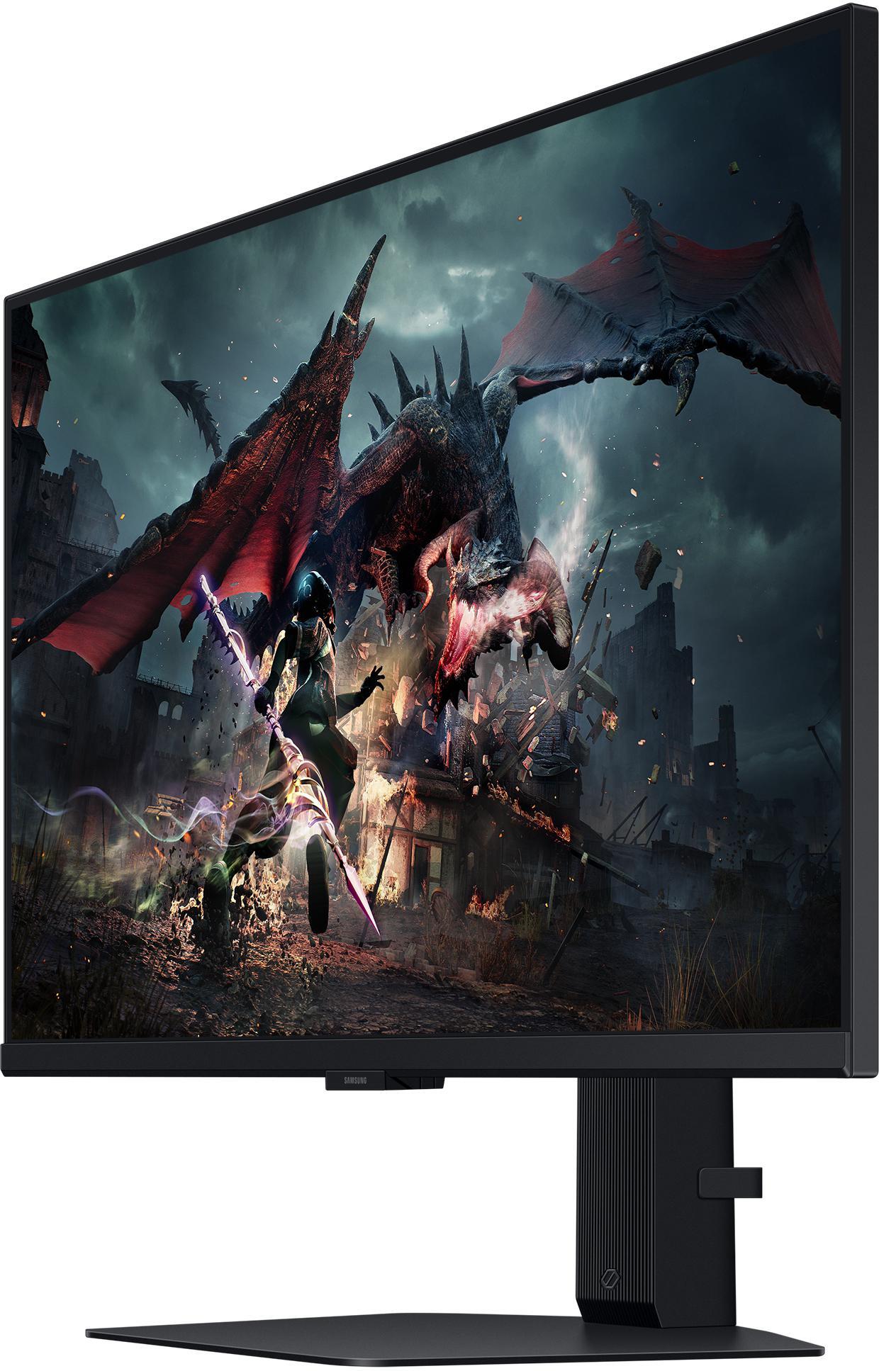 Samsung - Monitor Samsung Odyssey G5 27" G50D Fast IPS QHD 180Hz 1ms FreeSync G-Sync Compatible