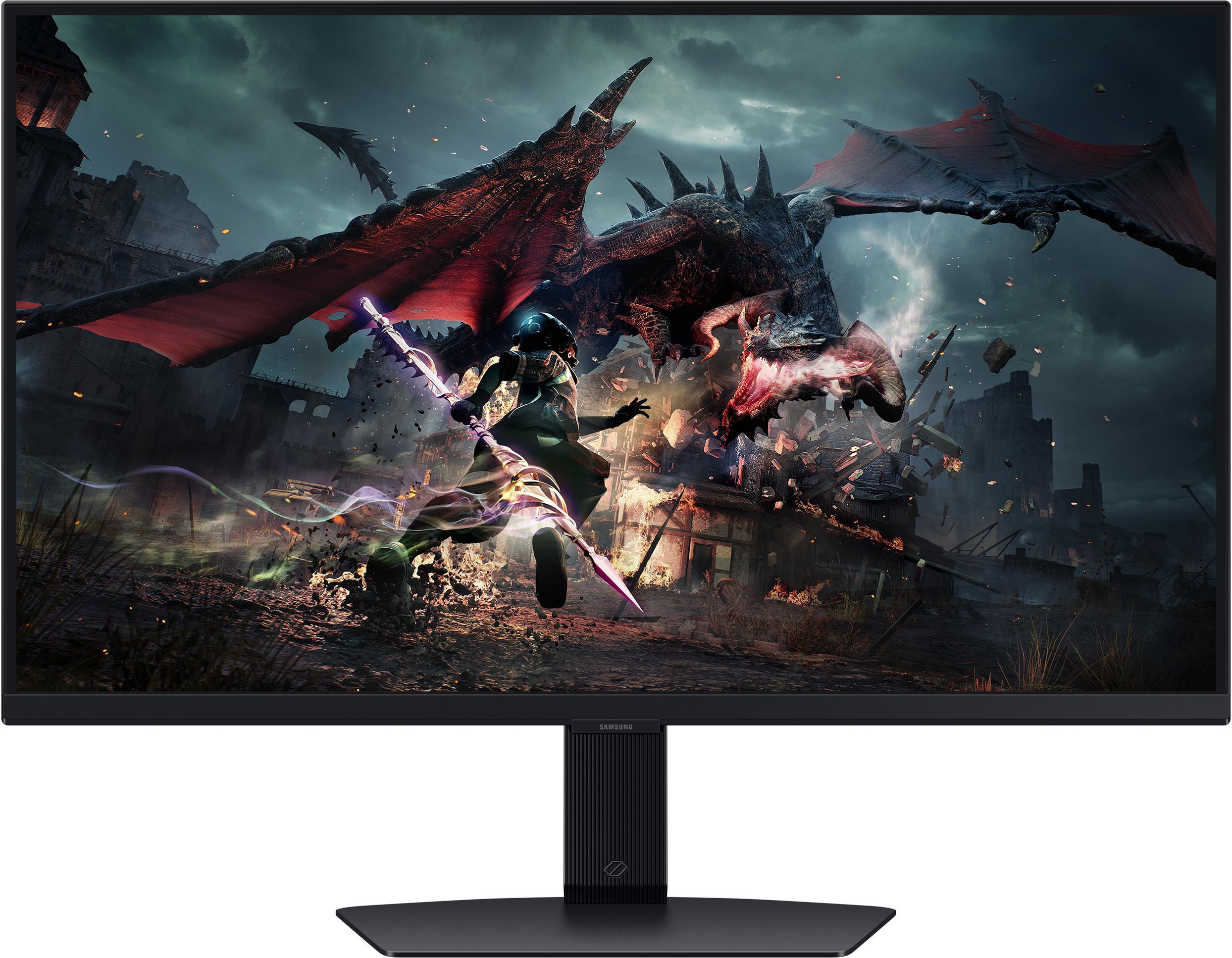 Samsung - Monitor Samsung Odyssey G5 27" G50D Fast IPS QHD 180Hz 1ms FreeSync G-Sync Compatible