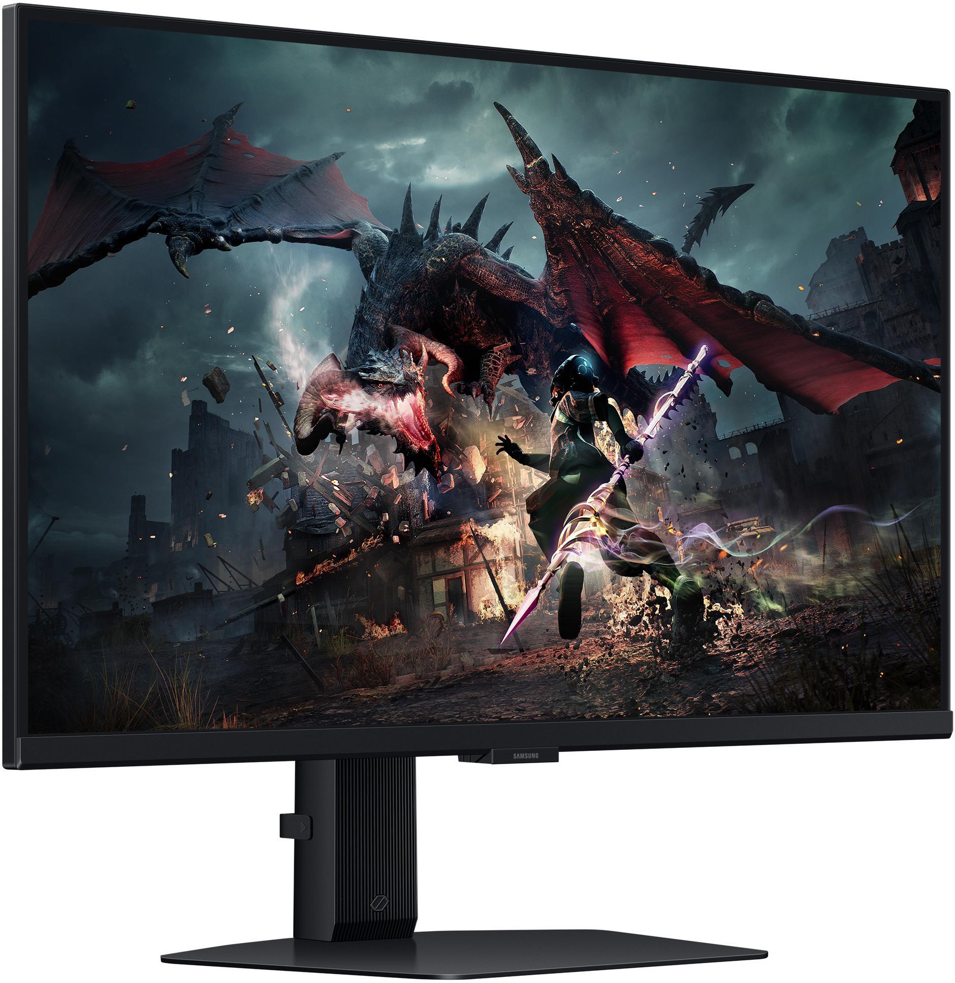 Samsung - Monitor Samsung Odyssey G5 27" G50D Fast IPS QHD 180Hz 1ms FreeSync G-Sync Compatible