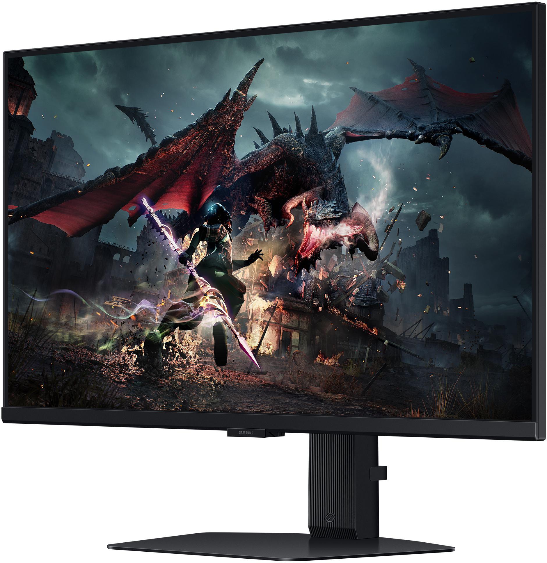 Samsung - Monitor Samsung Odyssey G5 27" G50D Fast IPS QHD 180Hz 1ms FreeSync G-Sync Compatible