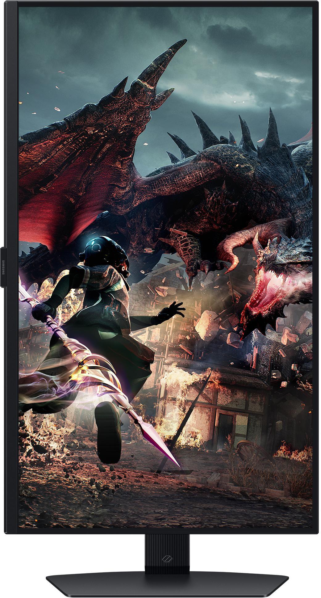 Samsung - Monitor Samsung Odyssey G5 27" G50D Fast IPS QHD 180Hz 1ms FreeSync G-Sync Compatible