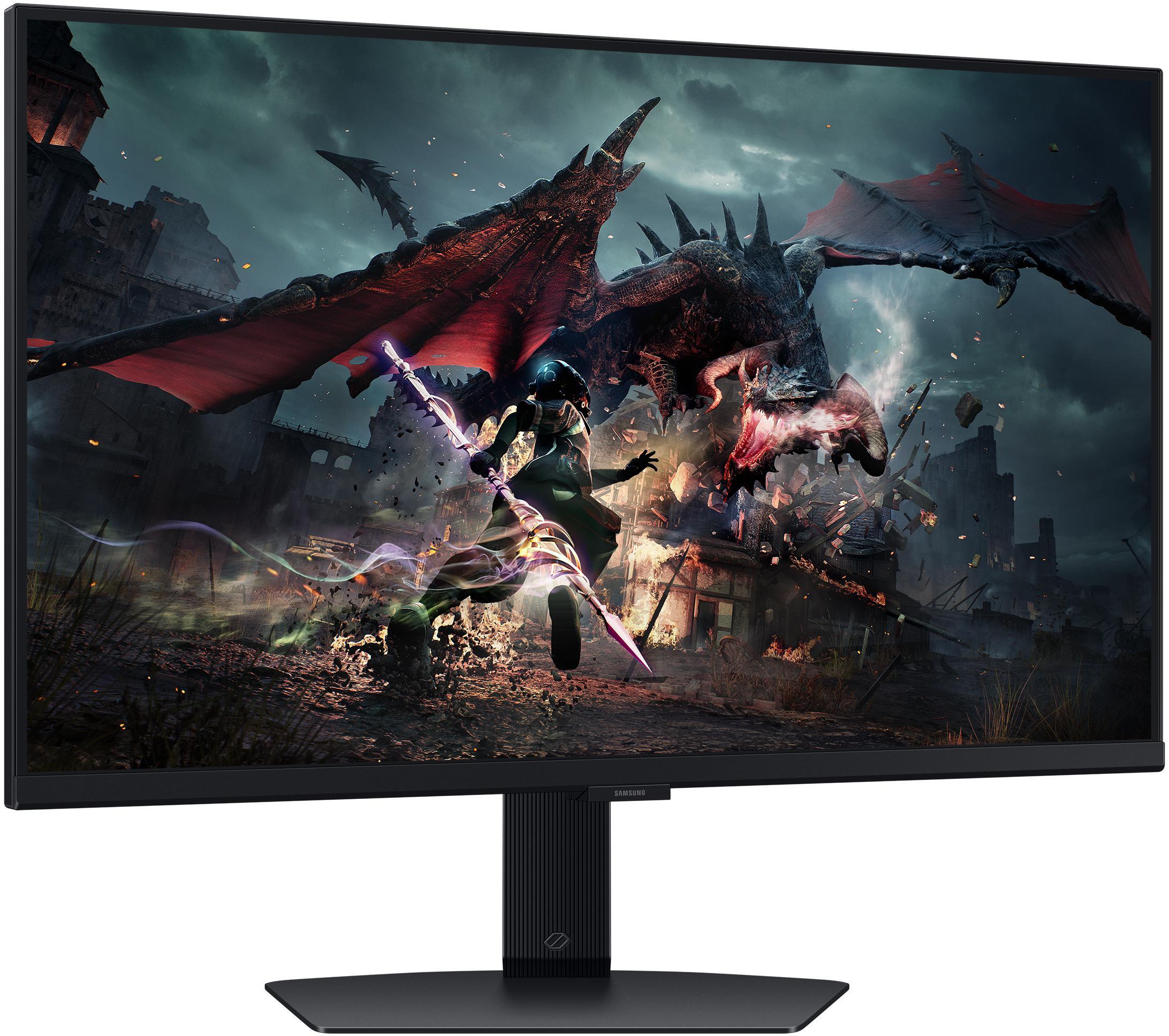 Samsung - Monitor Samsung Odyssey G5 27" G50D Fast IPS QHD 180Hz 1ms FreeSync G-Sync Compatible