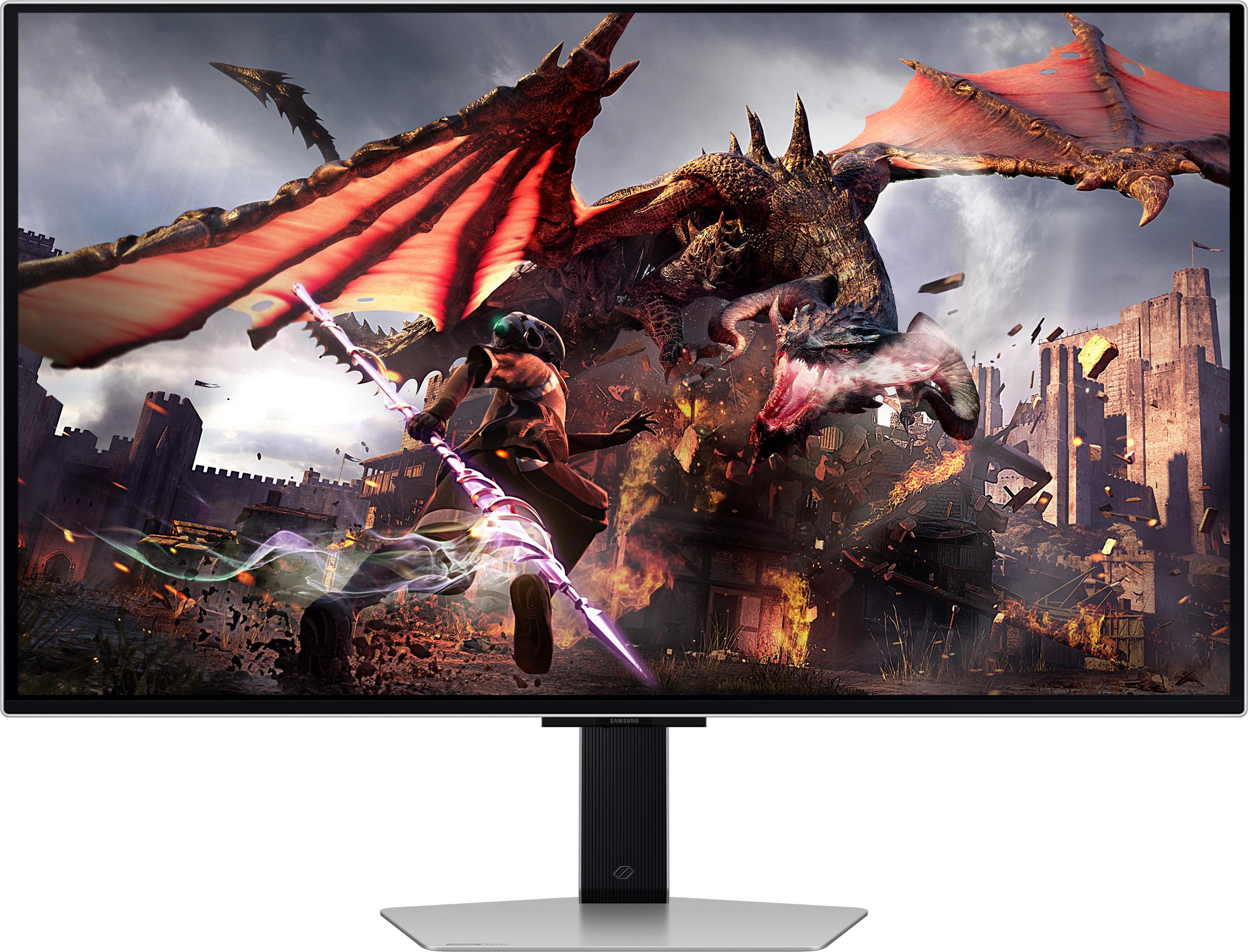 Samsung - Monitor Samsung Odyssey G8 32" G80SD OLED 4K 240Hz 0.03ms FreeSync Premium Pro G-Sync Compatible