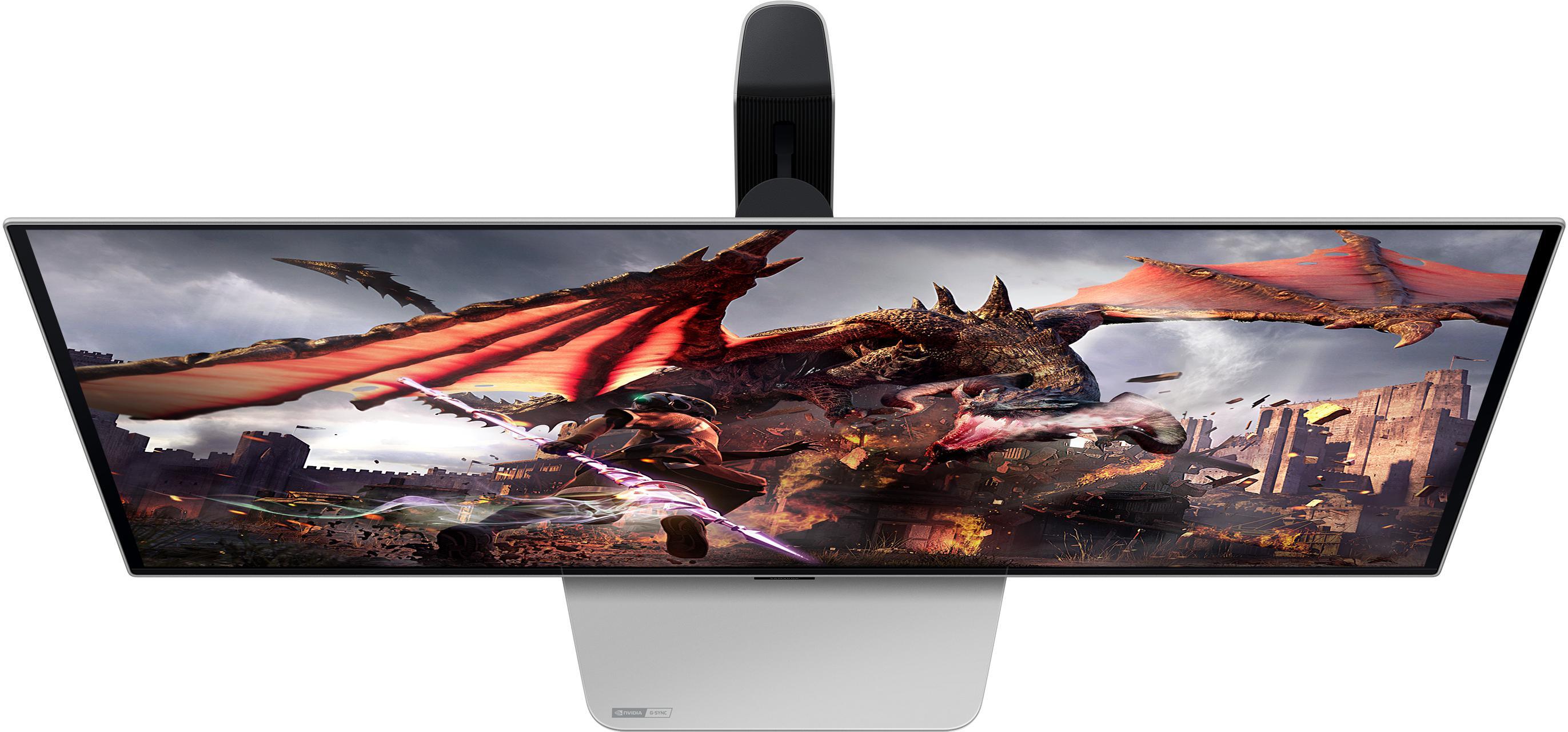 Samsung - Monitor Samsung Odyssey G8 32" G80SD OLED 4K 240Hz 0.03ms FreeSync Premium Pro G-Sync Compatible