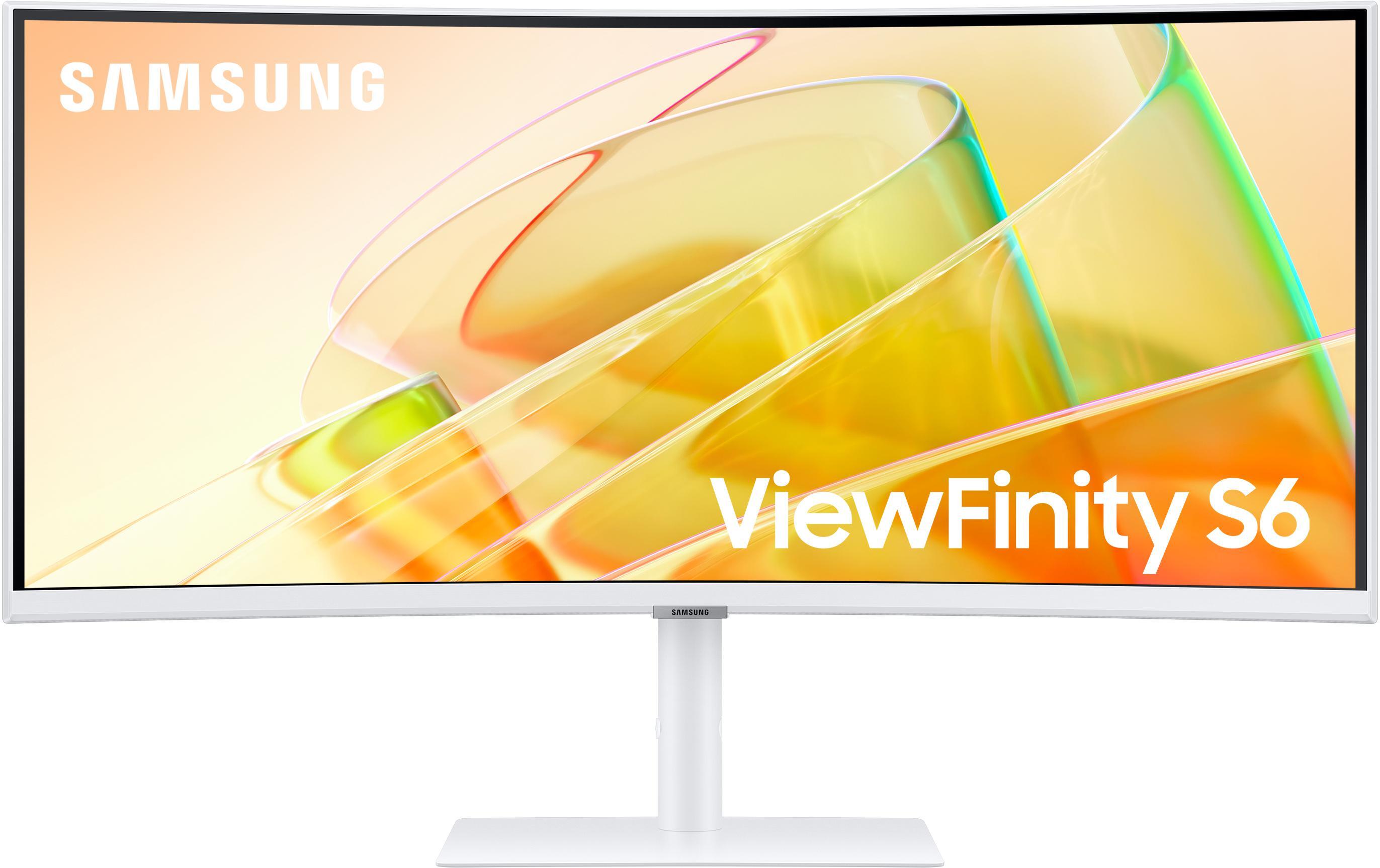Picture of Picture of Monitor Curvo Samsung ViewFinity S6 34" S65TC VA UWQHD 100Hz FreeSync Thunderbolt 4 KVM Branco