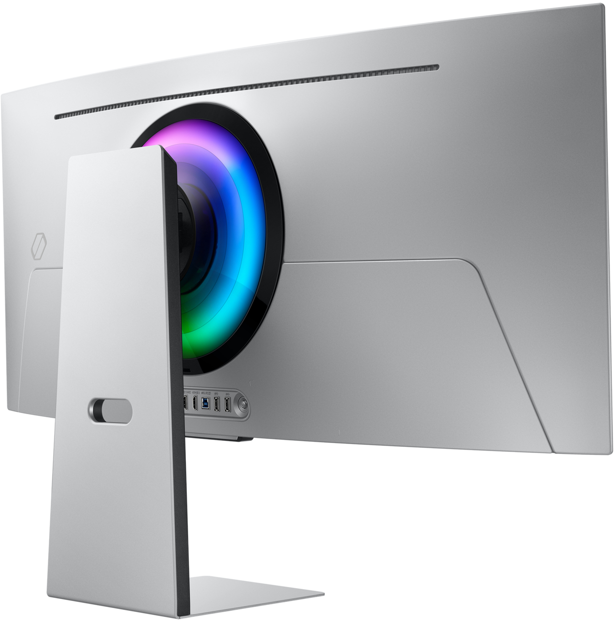 Samsung - Monitor Curvo Samsung Odyssey G8 34" G85SD QD-OLED UWQHD 175Hz 0.03ms FreeSync Premium Pro Smart Monitor