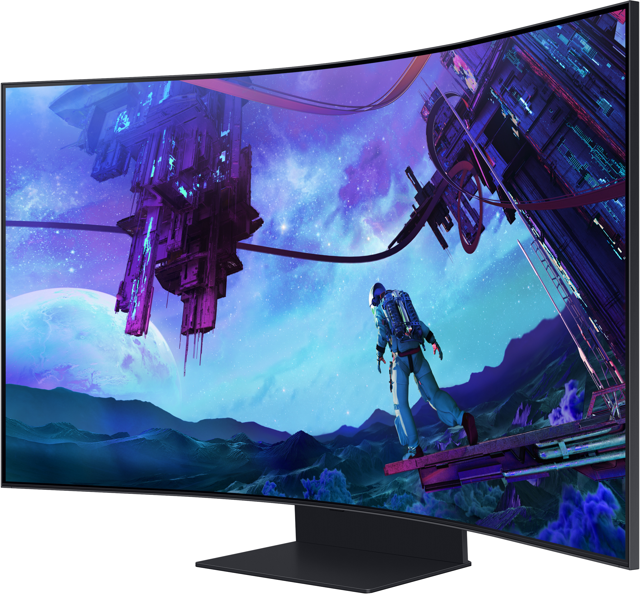 Samsung - Monitor Curvo Samsung Odissey G9 Ark 54.6" VA 4K 165Hz 1ms FreeSync Premium Pro