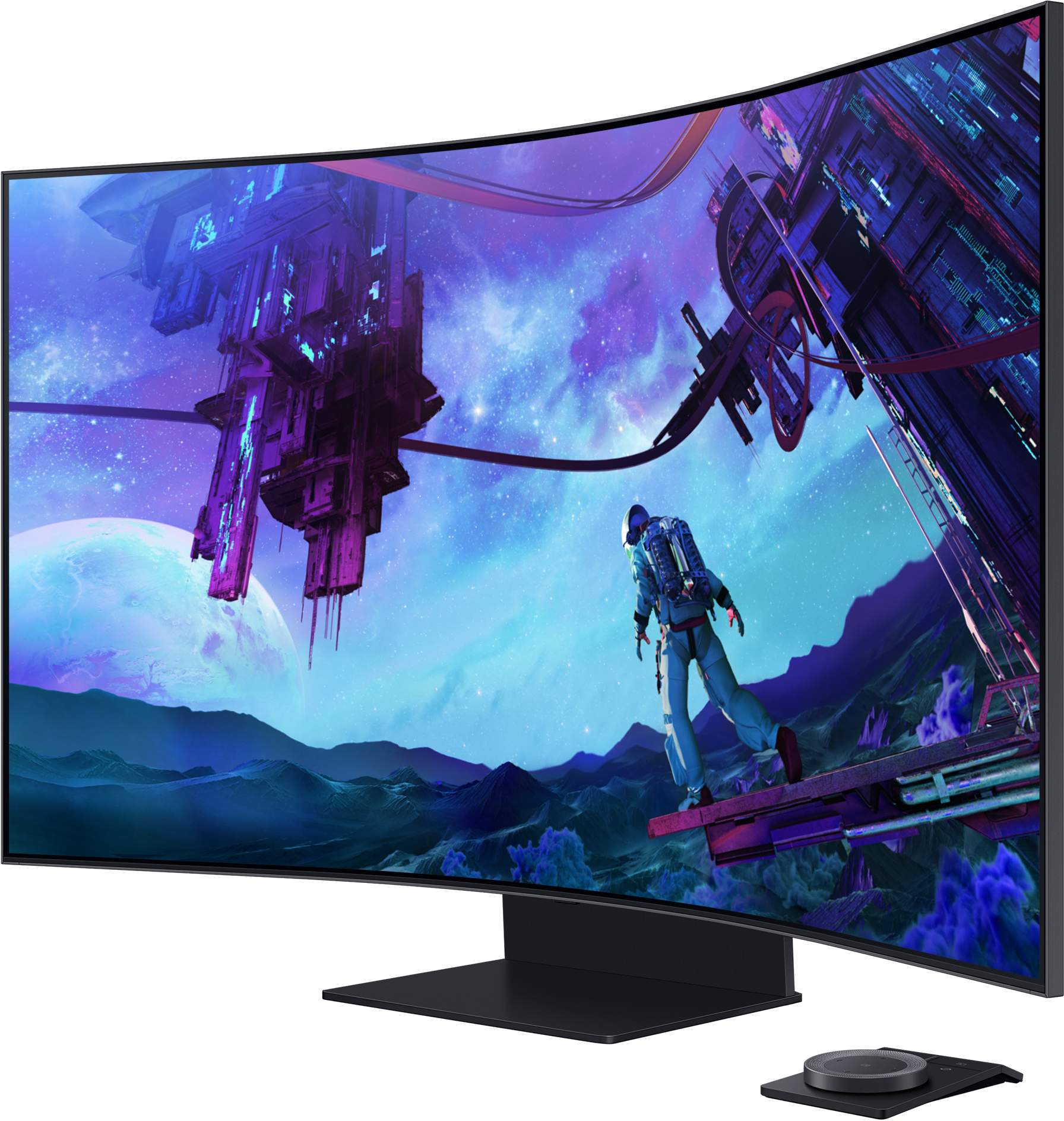 Samsung - Monitor Curvo Samsung Odissey G9 Ark 54.6" VA 4K 165Hz 1ms FreeSync Premium Pro