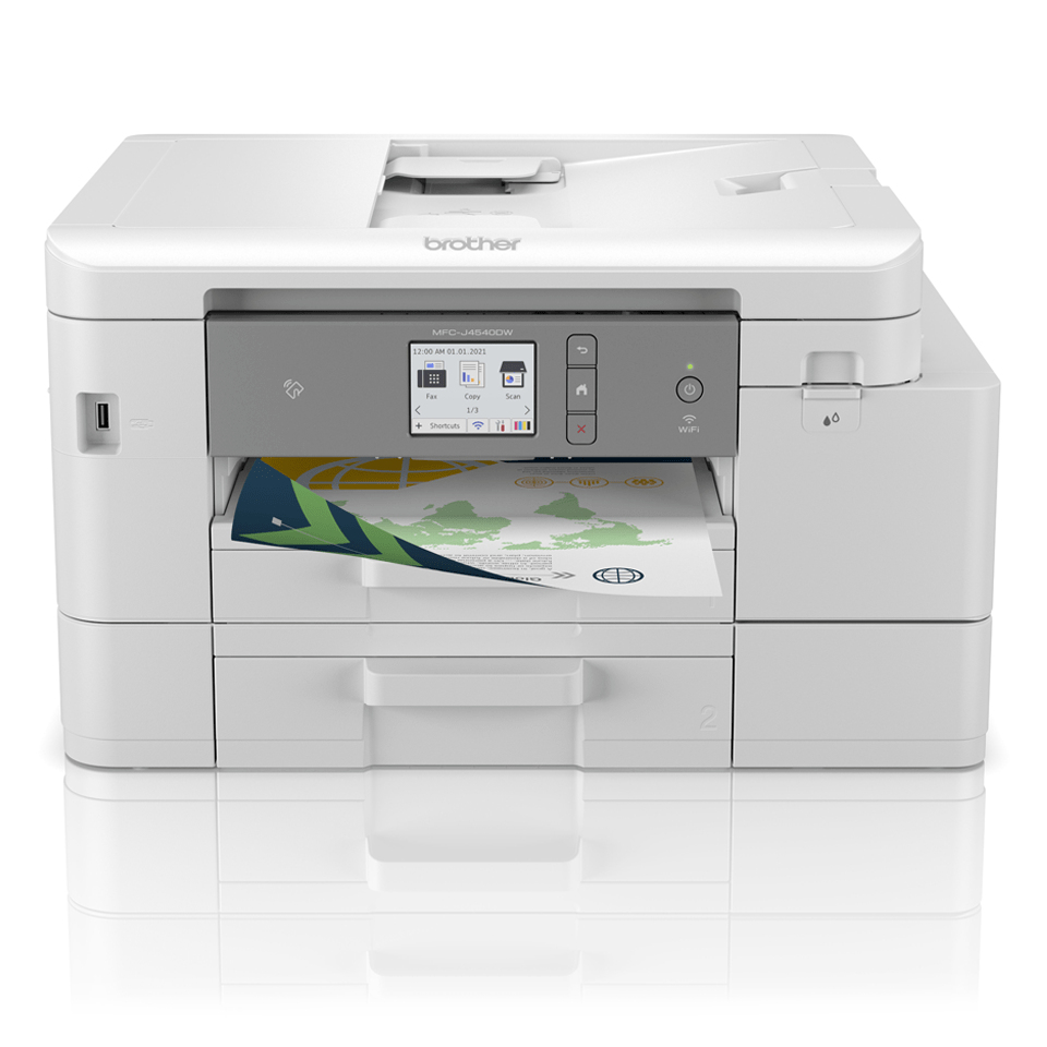 Brother - Impressora Multifunções a Jato de Tinta Brother MFC-J4540DW WiFi