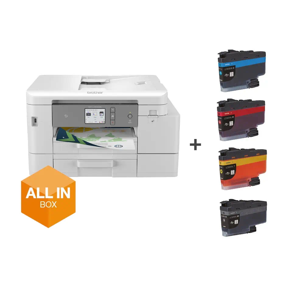 Brother - Impressora Multifunções a Jato de Tinta Brother MFC-J4540DWXL WiFi