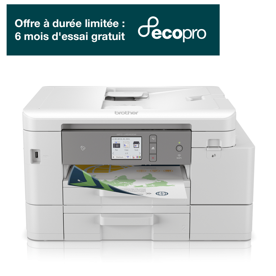 Brother - Impressora Multifunções a Jato de Tinta Brother MFC-J4540DWXL WiFi