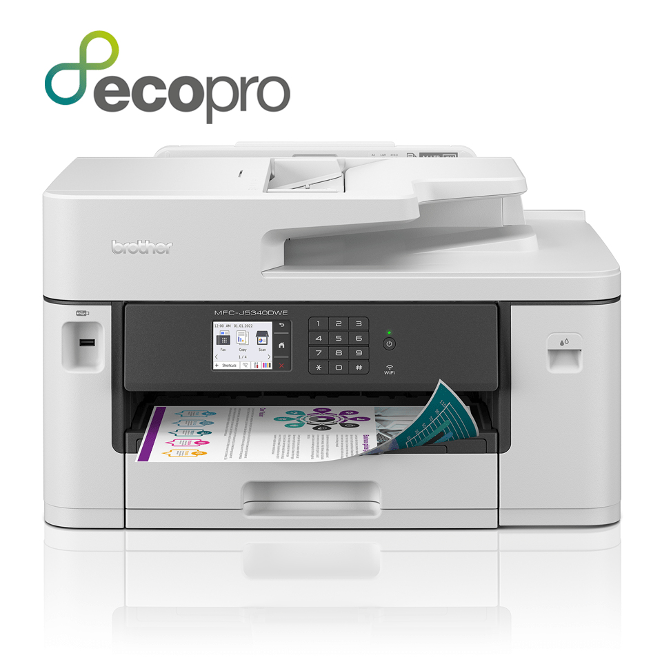 Picture of Picture of Impressora Multifunções a Jato de Tinta Brother MFC-J5340DWE A3 WiFi