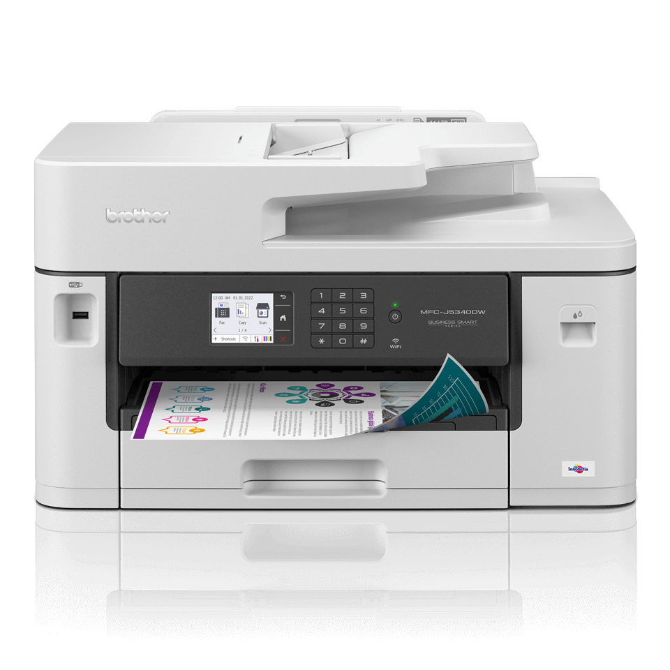 Brother - Impressora Multifunções a Jato de Tinta Brother MFC-J5340DWE A3 WiFi