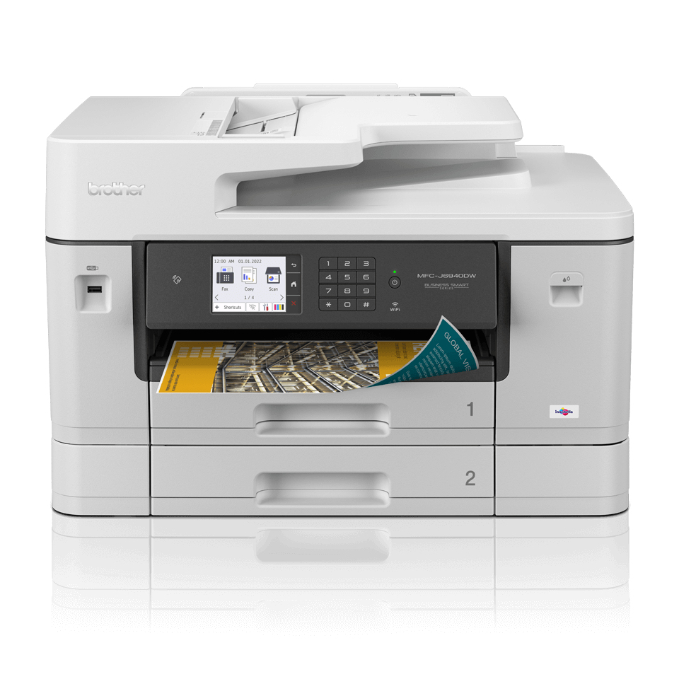 Brother - Impressora Multifunções a Jato de Tinta Brother MFC-J6940DW A3 WiFi