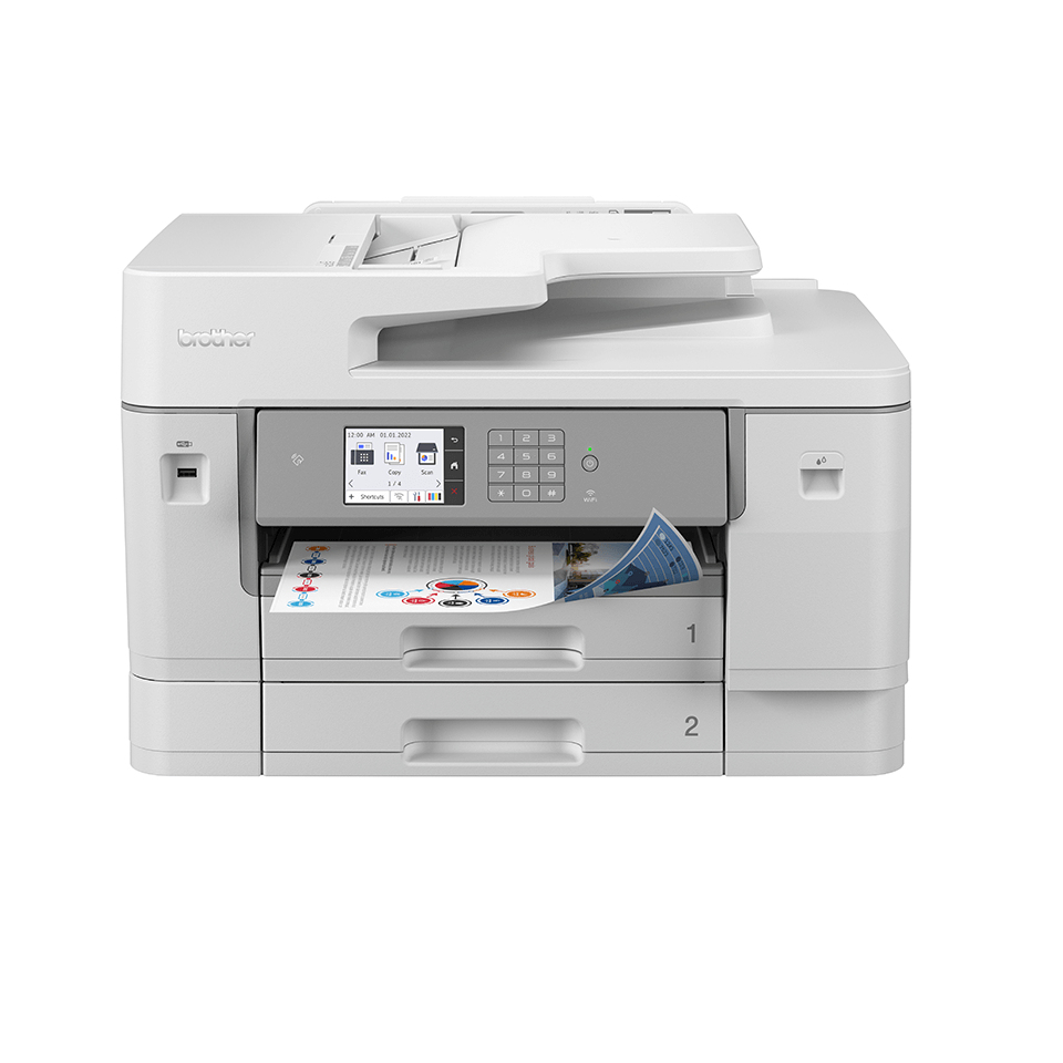 Brother - Impressora Multifunções a Jato de Tinta Brother MFC-J6955DW A3 WiFi