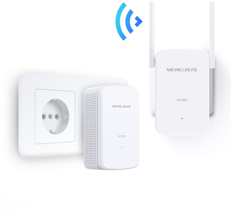 mercusys - Powerline Mercusys MP510 KIT AV1000 Gigabit Repetidor WiFi Kit