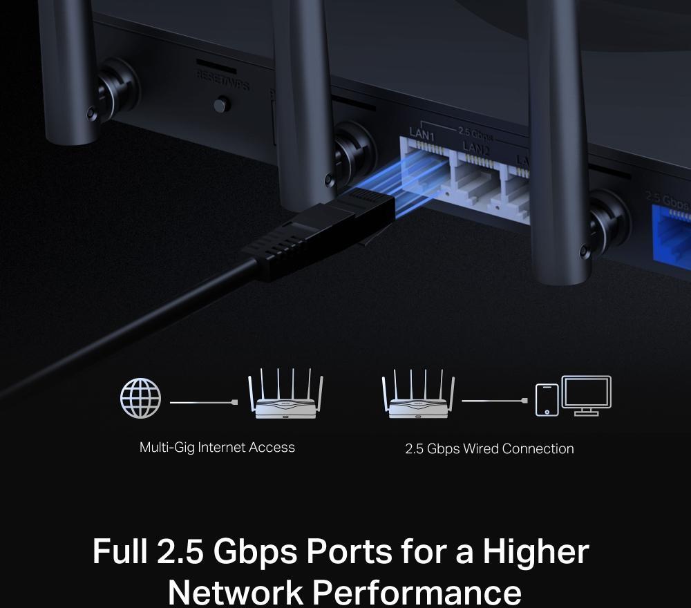 mercusys - Router Mercusys MR47BE BE9300 Tri-Band WiFi 7