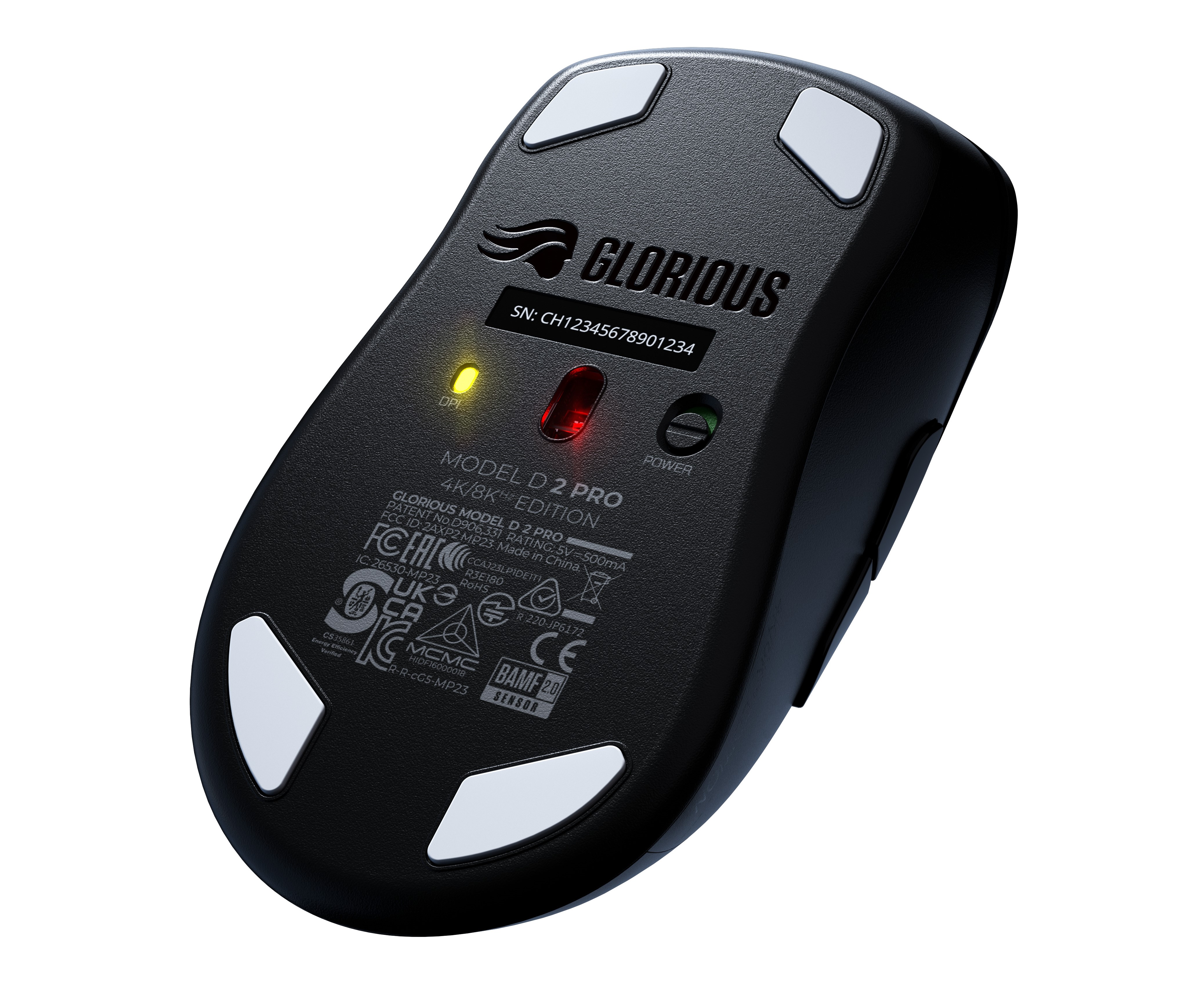 Glorious - Rato Gaming Glorious Model D 2 PRO Wireless 4K/8K Polling Preto