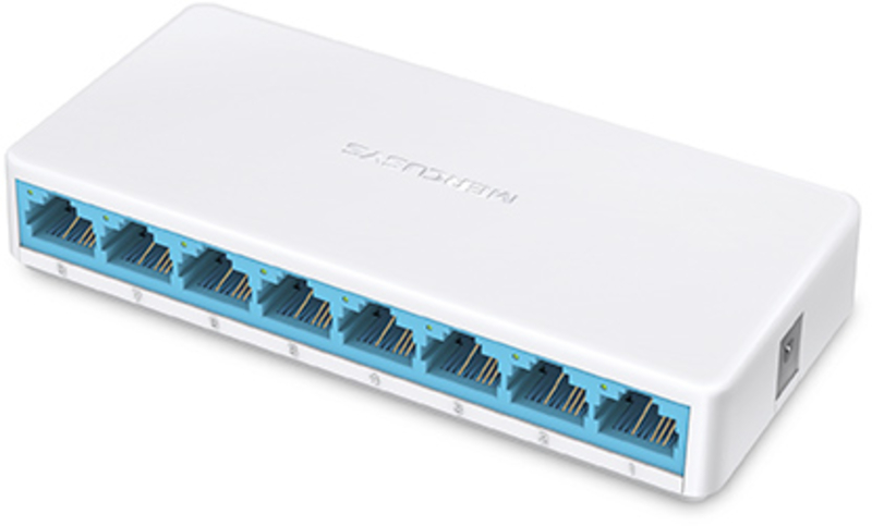 - Switch SOHO Mercusys MS108 Mini 8 Portas 10/100 Mbps Plug and Play UnManaged Picture of - Switch SOHO Mercusys MS108 Mini 8 Portas 10/100 Mbps Plug and Play UnManaged