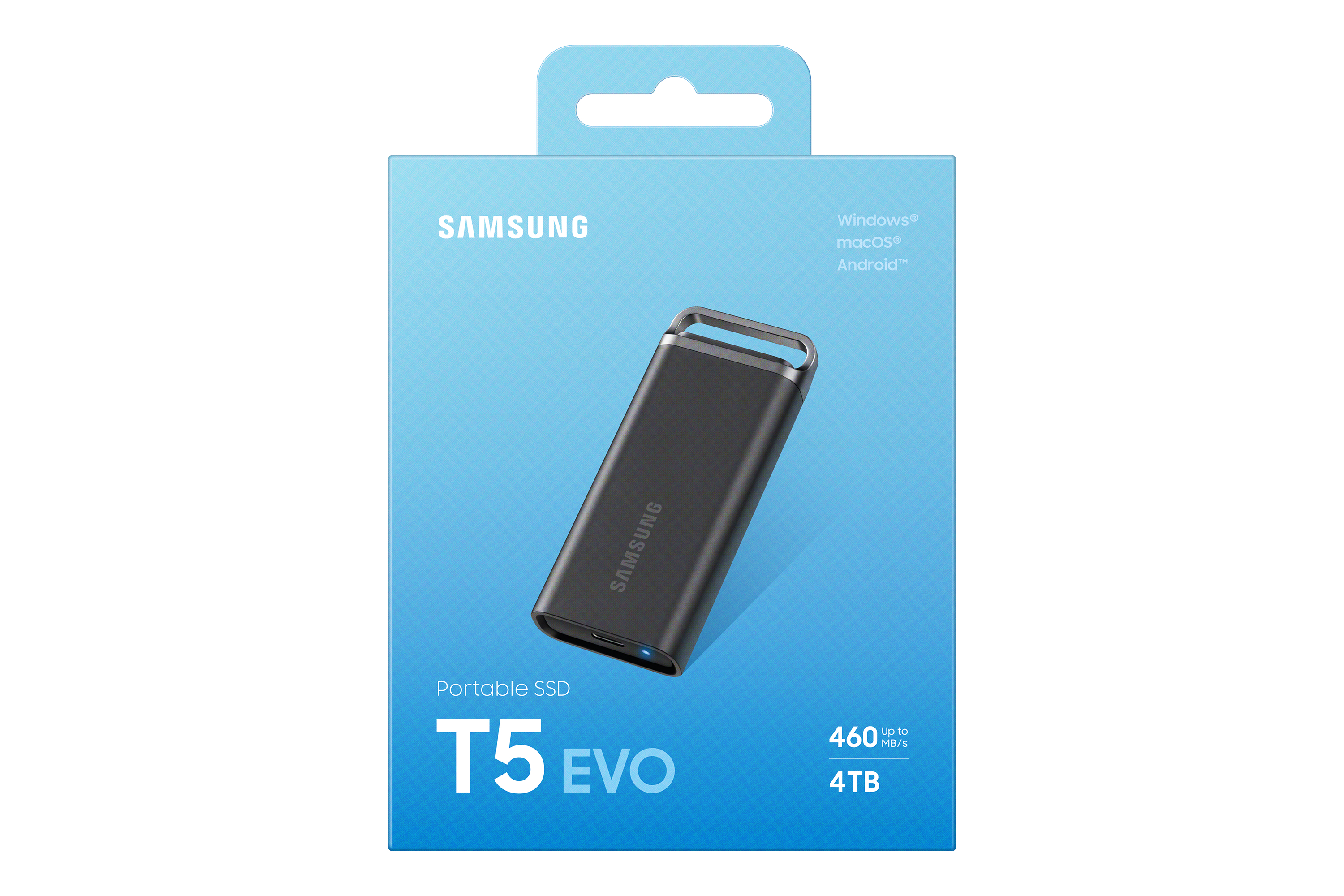 Samsung - SSD Externo Samsung T5 Evo 4TB USB3.2 Gen2 Preto (460/460MB/s)
