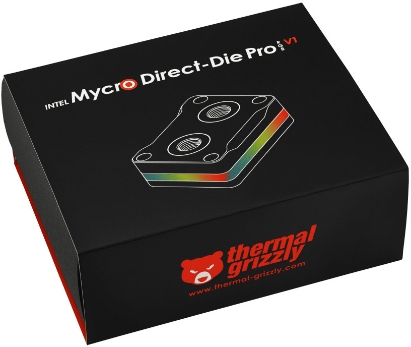 Thermal Grizzly - Bloco Thermal Grizzly Mycro Direct-Die Pro RGB V1 Intel 1700