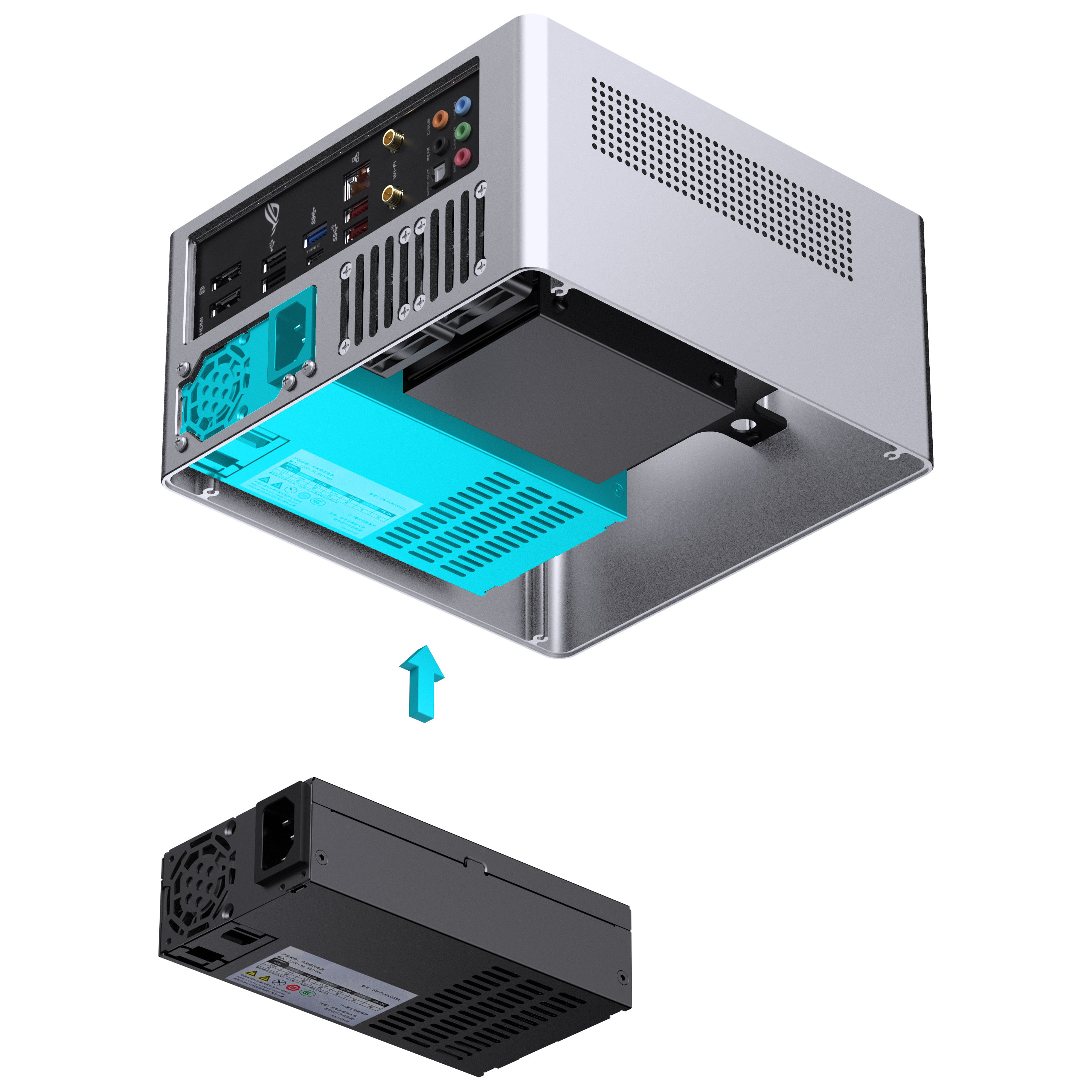 Jonsbo - Caixa Mini-ITX Jonsbo N10 Cinzento