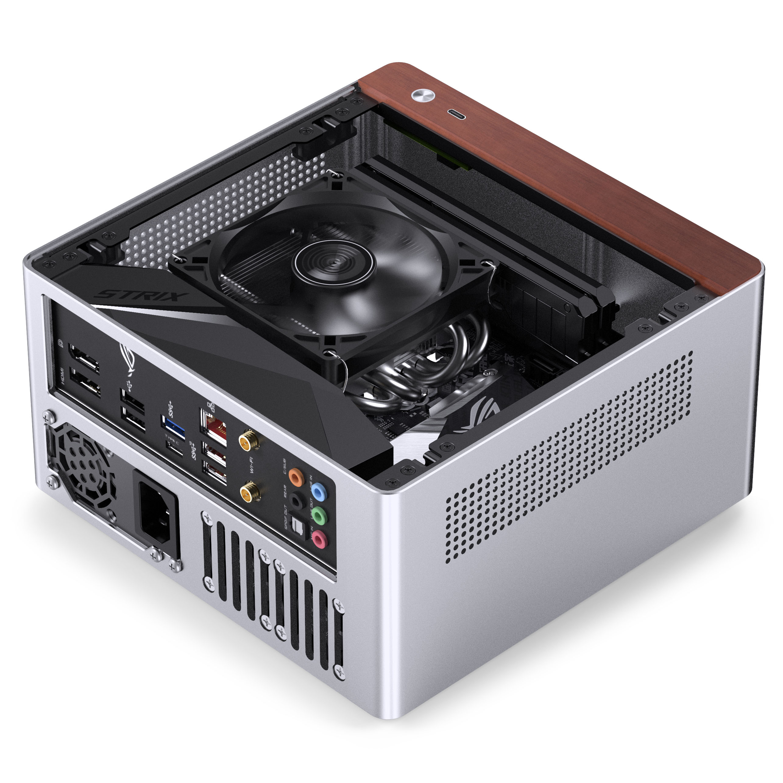 Jonsbo - Caixa Mini-ITX Jonsbo N10 Cinzento
