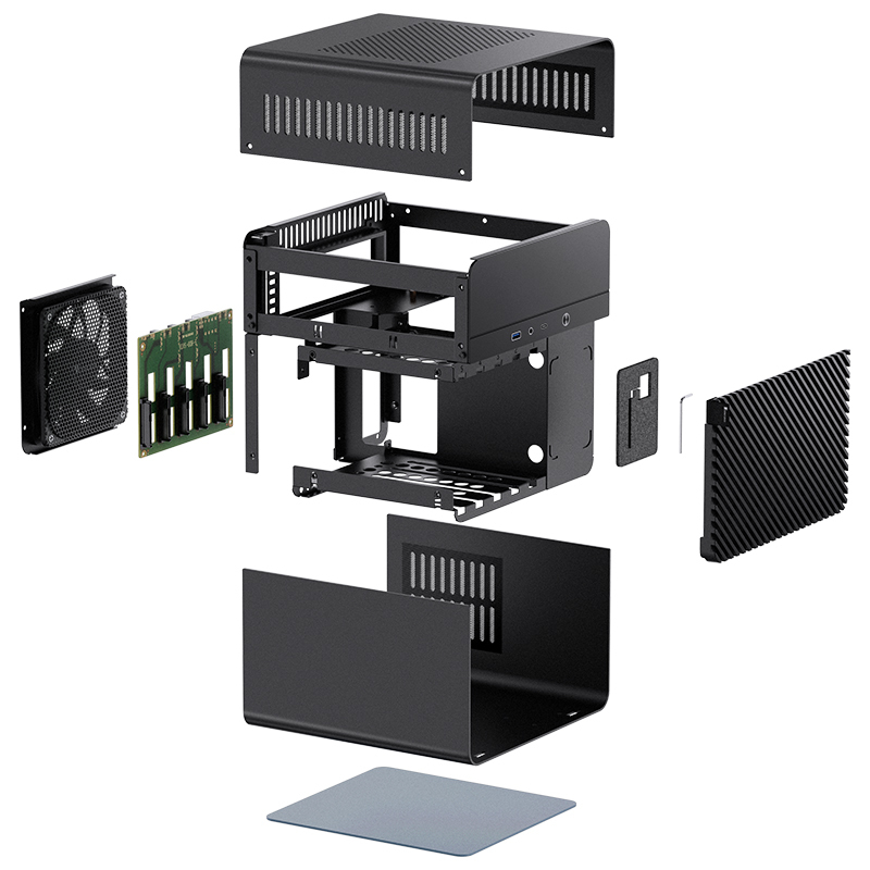 Jonsbo - Caixa Mini-ITX Jonsbo N2 Preto