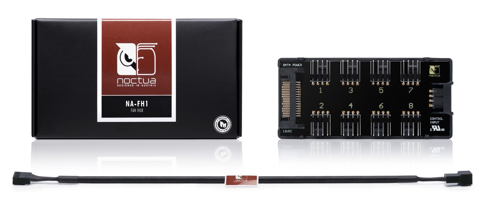 Noctua - Controlador e Hub Noctua NA-FH1 8x Ventoinhas