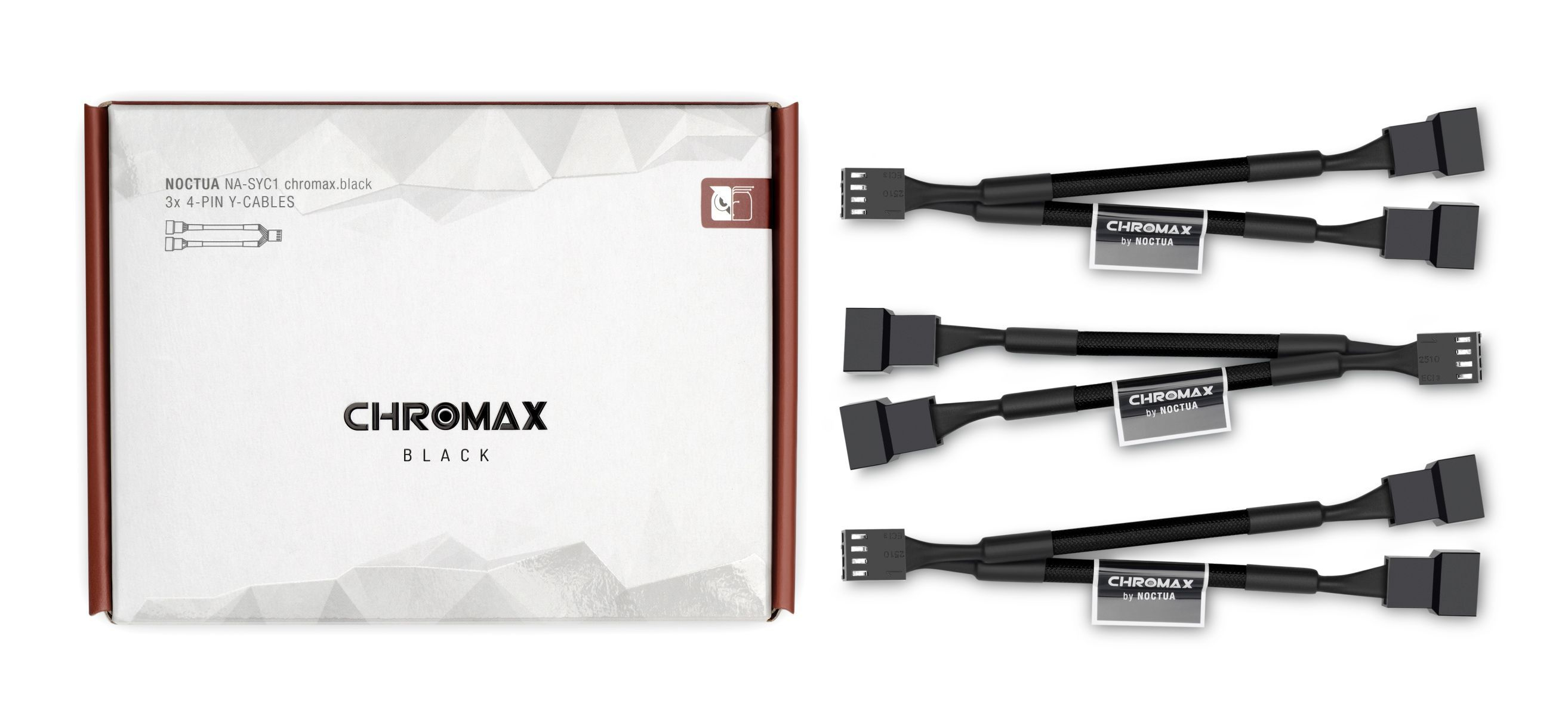 Noctua - Cabo Splitter em Y para 2 x Ventoinhas NA-SYC1 chromax.black