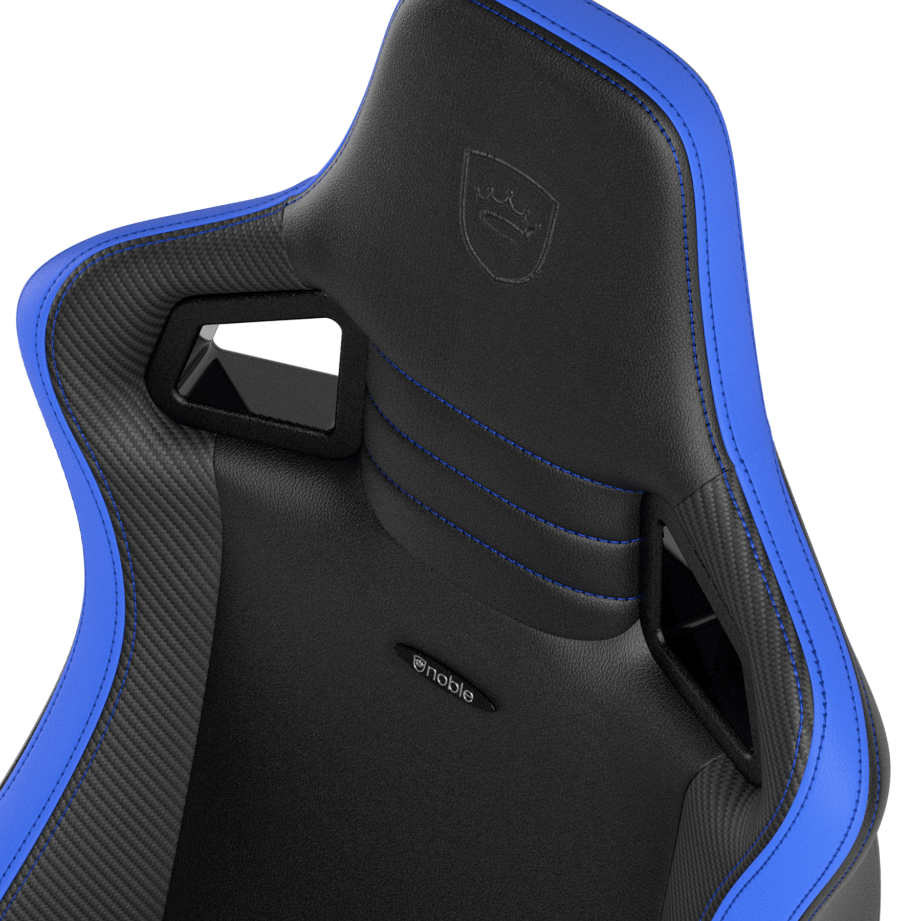 noblechairs - Cadeira noblechairs EPIC Compact - Preto / Carbono / Azul