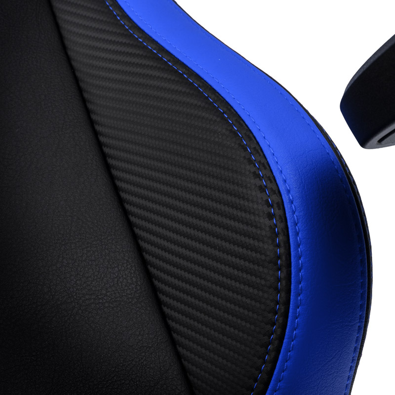 noblechairs - Cadeira noblechairs EPIC Compact - Preto / Carbono / Azul