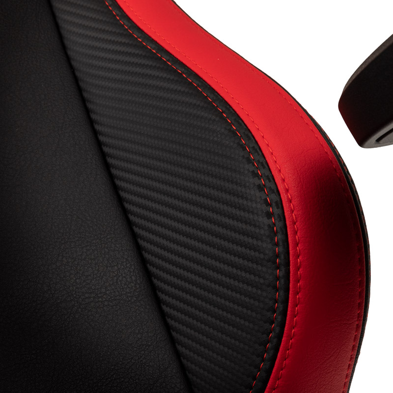 noblechairs - Cadeira noblechairs EPIC Compact - Preto / Carbono / Vermelho