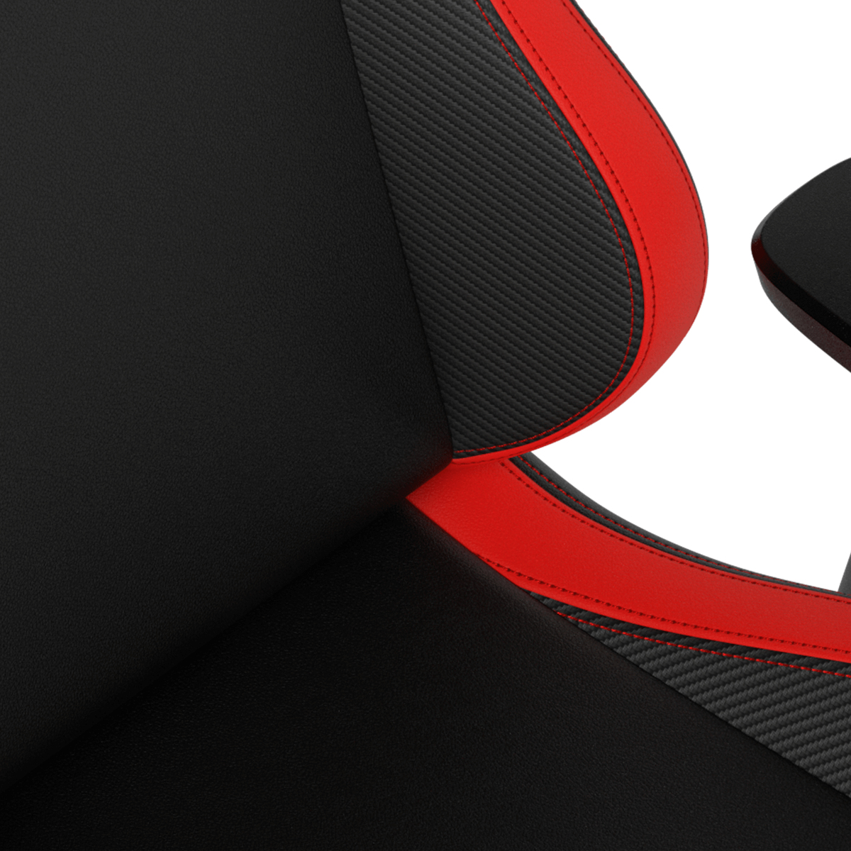 noblechairs - Cadeira noblechairs EPIC Compact - Preto / Carbono / Vermelho