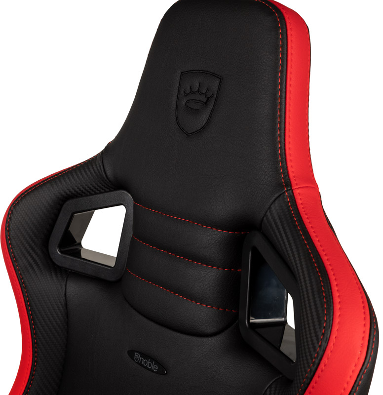 noblechairs - Cadeira noblechairs EPIC Compact - Preto / Carbono / Vermelho