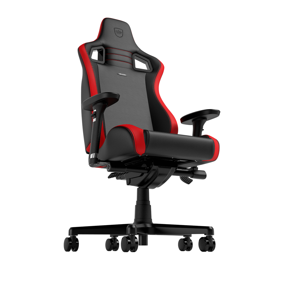 noblechairs - Cadeira noblechairs EPIC Compact - Preto / Carbono / Vermelho