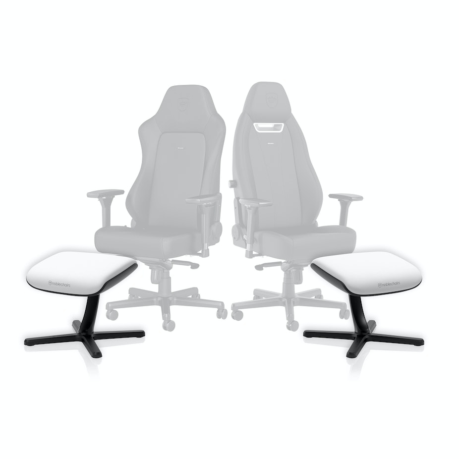 noblechairs - Apoio de Pés V2 noblechairs - White Edition