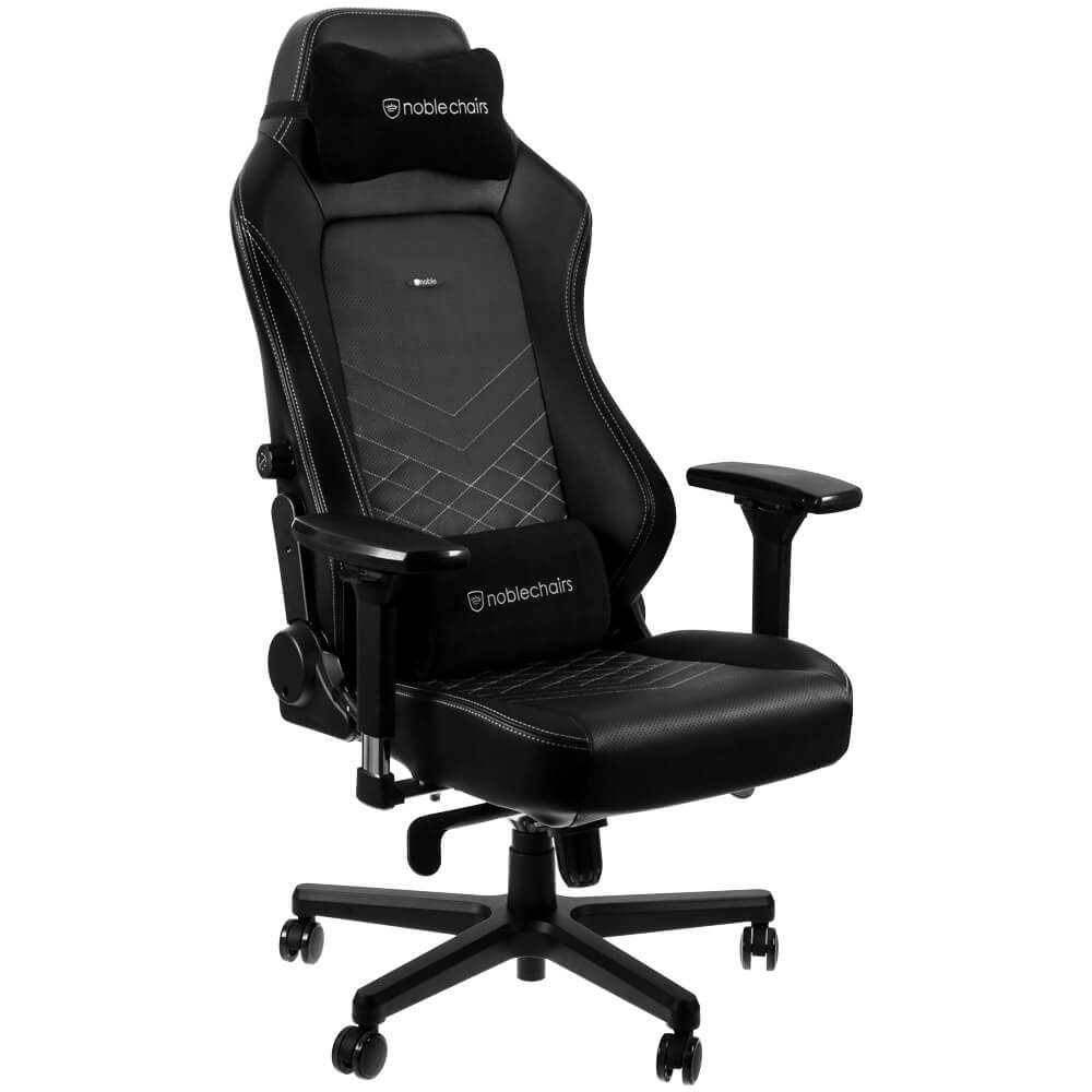Picture of Picture of Cadeira noblechairs HERO - Preto / Branco Platina