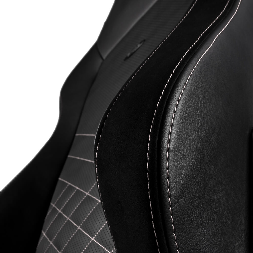 noblechairs - Cadeira noblechairs HERO - Preto / Branco Platina