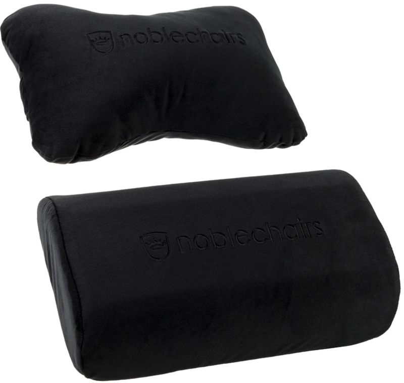 noblechairs - Set de Almofadas noblechairs para EPIC / ICON / HERO Preto / Preto
