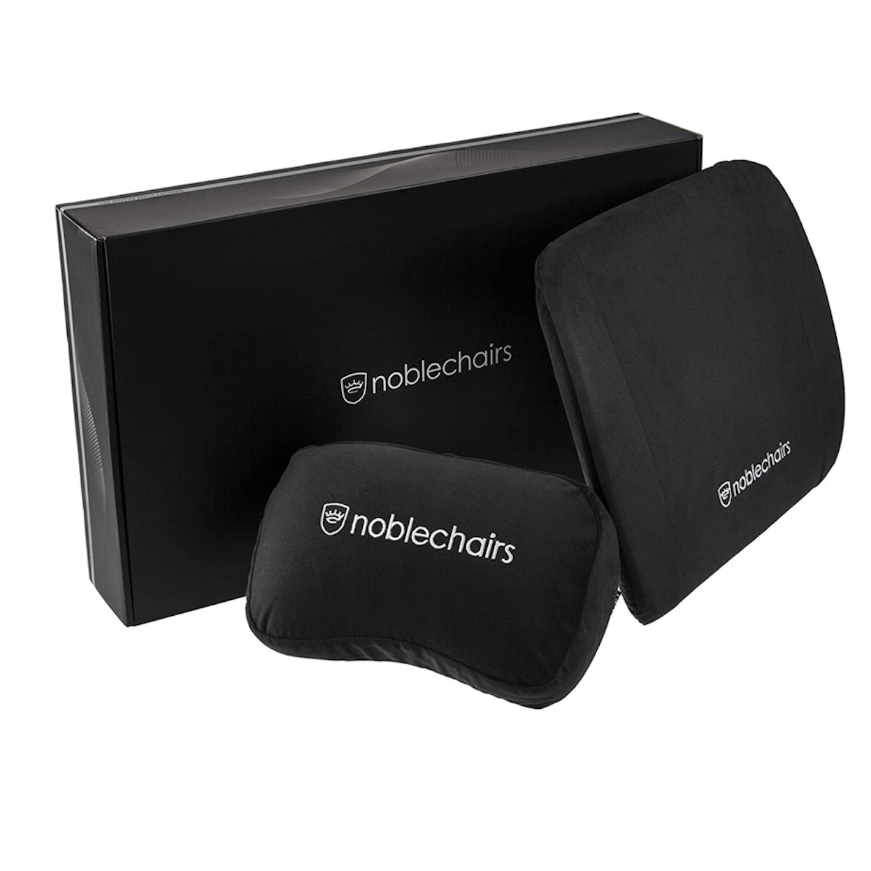 noblechairs - Set de Almofadas noblechairs Memory Foam Pretas