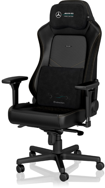 noblechairs - Set de Almofadas noblechairs Memory Foam - Mercedes-AMG Petronas Formula One Team Edition