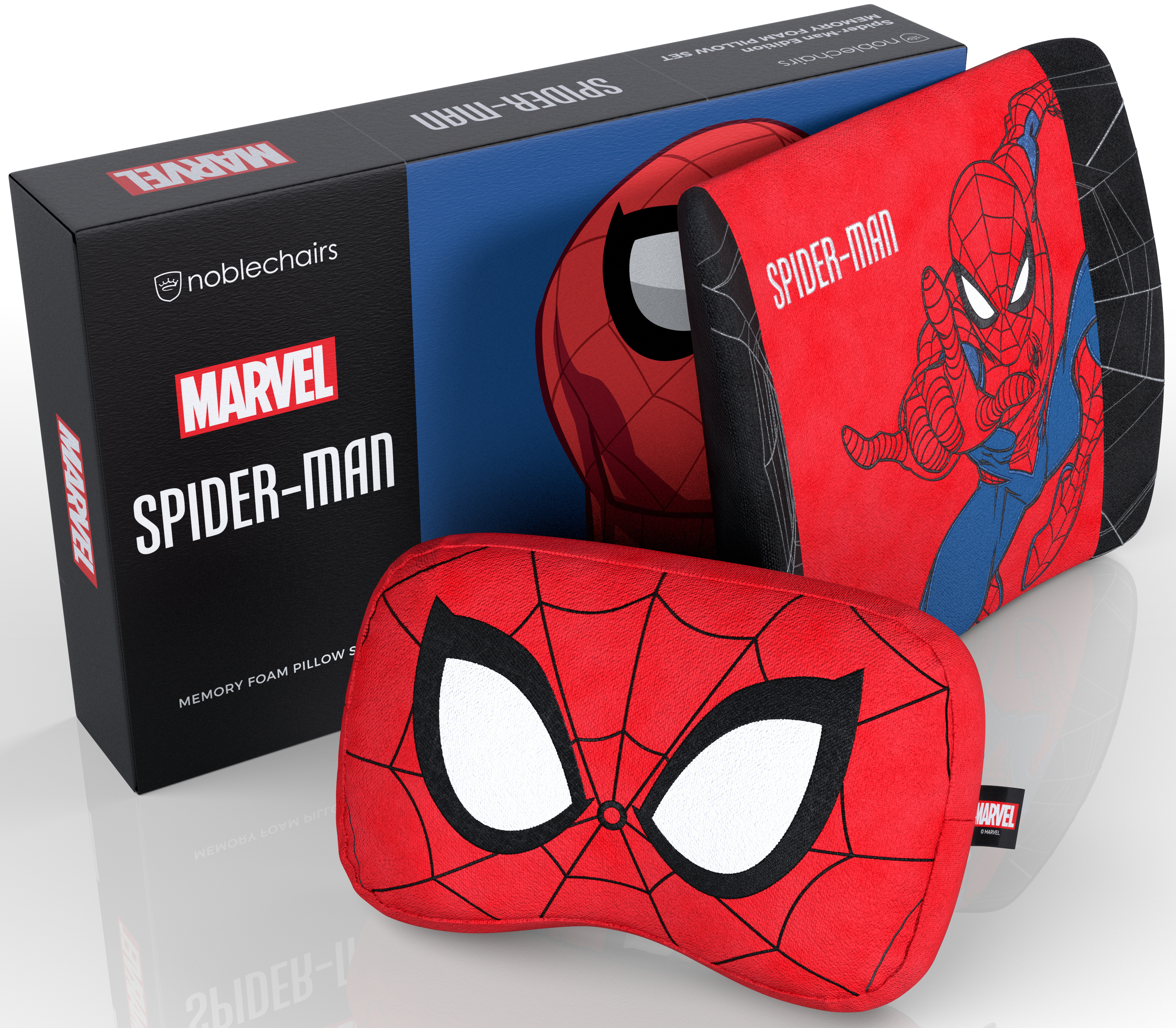 noblechairs - Set de Almofadas noblechairs Memory Foam - Spider-Man Edition