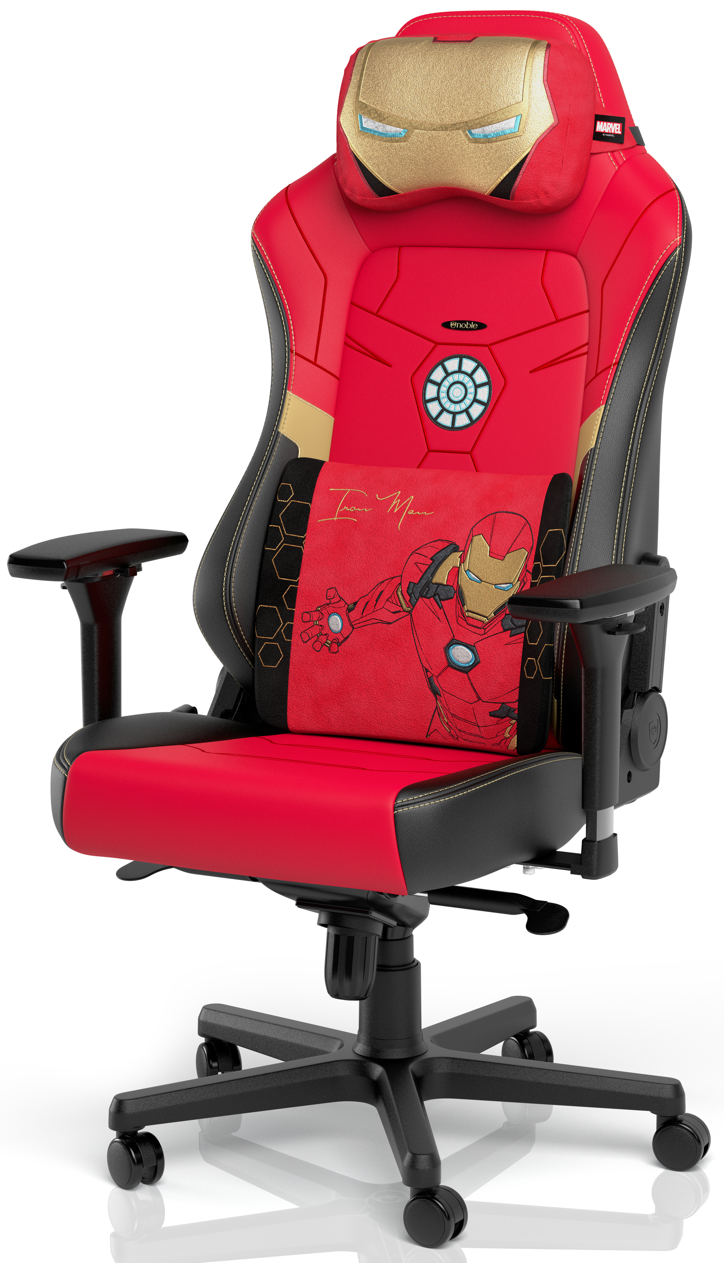 noblechairs - Set de Almofadas noblechairs Memory Foam - Iron Man Edition